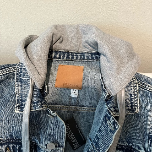 BLANKNYC Jean jacket with hoodie - Picture 4 of 5